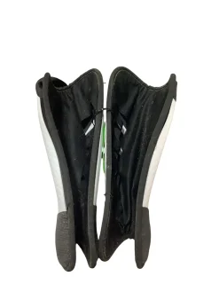 Used HDR FIELD HOCKEY SHIN GUARDS SZ SMALL Senior Shin Guards White 10 1/2"