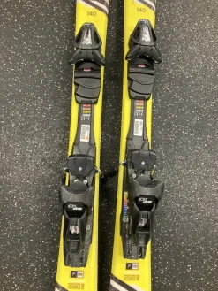 Used Head AMBITION SKIS Mens DH Ski/Binding Yellow 140 cm