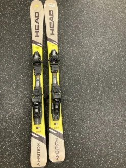 Used Head AMBITION SKIS Mens DH Ski/Binding Yellow 140 cm