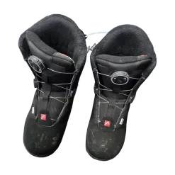 Used Head JR BOA 4/5 BOOTS Boys Snowboard Boots Black Adjustable