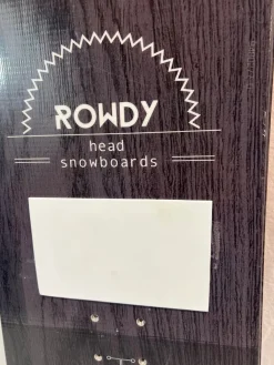 Used Head ROWDY Boys Snowboard Only Orange 128 cm