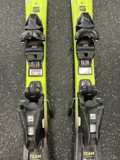 Used Head SUPER SHAPE TEAM Boys DH Ski/Binding Yellow 87 cm