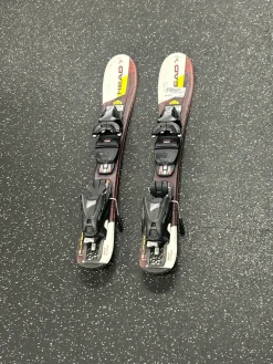 Used Head SUPER SHAPE TEAM Boys DH Ski/Binding Yellow 67 cm