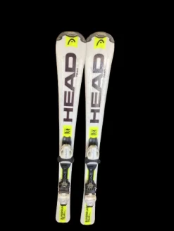 Used Head TEAM Boys Skis Only White 127 cm