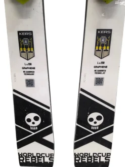 Used Head WORLD CUP REBELS I.SL RD Race Skis with Bindings 158 cm