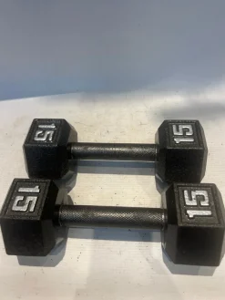 Used Hex Dumbbell (Each) 15 lb