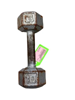 Used Hex Dumbbell (Each) 10 lb
