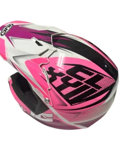 Used HJC CL-XY II Junior Motocross Helmet Pink Youth LG 53-54cm mfg Oct '19