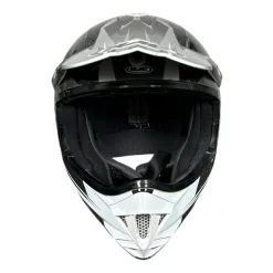 Used HJC SAPIEN FLYIN KOLORS Adult Motocross Helmet White Medium