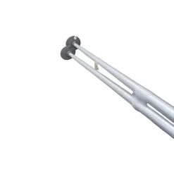 Used HOT STUFF POLES 120CM Mens DH Ski Pole Grey 120 cm / 48 in