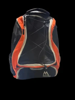 Used HSM HAIR BACKPACK Soccer Player Sackpack Black/Orange/White