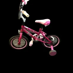 Used Huffy MINNIE MOUSE Training Wheel Bike Girls Pink 12"