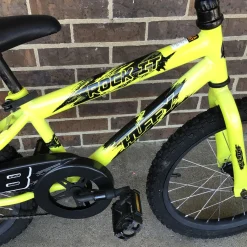 Used Huffy ROCK IT 18 IN BOYS BMX BIKE BMX Bike Boys Yellow 18