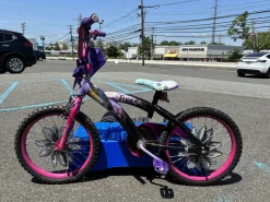 Used Huffy TINKERBELL Cruiser Bike Girls Purple 18"