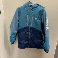 Used Hurley Outerwear Heavy Jacket Y Royal Blue XL