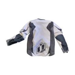 Used ICON OVERLORD PROTECTIVE JACKET Adult Top White SM