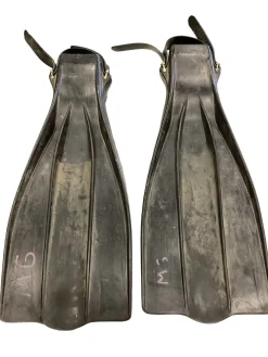 Used IDI POWER FIN FROGFOOT Underwater Fins Black MD