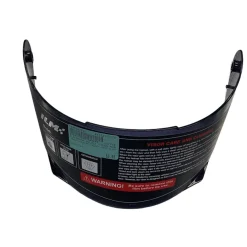 Used ILM MOTOR HELMET VISOR BLACK Motocross Eyewear