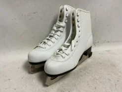 Used IMPERIAL Girls Figure Skate White Junior 02
