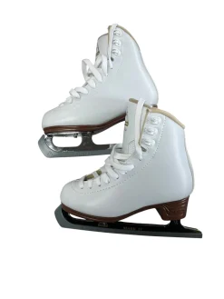 Used Jackson ARTISTE NEW Girls Figure Skate White Youth 13.5