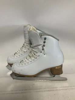 Used Jackson ELLE Girls Figure Skate White Junior 04