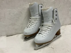 Used Jackson Evo FS 2021 Girls Figure Skates White Junior 02