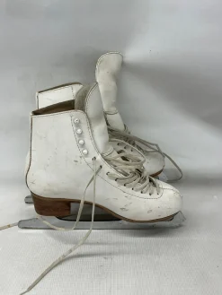 Used Jackson FIGURE SKATES WomensFigure Skate White Senior 8