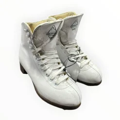 Used Jackson GLACIER Girls Softboot Skate White Junior 03