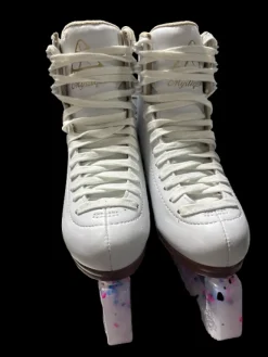 Used Jackson JACKSON MYSTIQUUE J 1.5 Girls Figure Skate White Junior 01.5