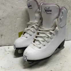 Used Jackson SOFT SKATE Womens Softboot Skate White Senior 4