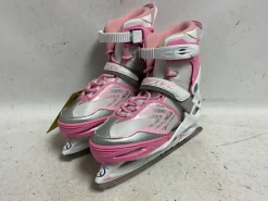 Used Jackson SOFTEC ADJ 2-6 Women’s Figure Skates White And Pink Adjustable