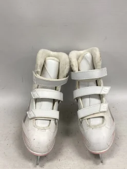 Used Jackson SOFTEC Girls Figure Skate White Junior 03