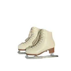 Used Jackson SZ 13 JACKSON EXCEL SKATE Girls Figure Skate White Youth 13.0