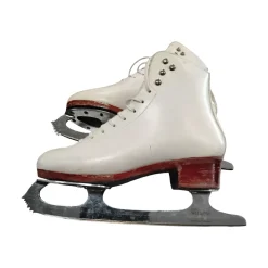 Used JOHN WILSON MAJESTIC Girls Figure Skate White Youth 09.0