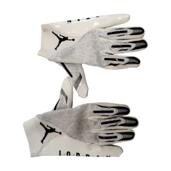 Used JORDAN VAPOR KNIT FB Gloves White LG