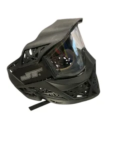Used JT PAINTBALL MASK AND GOGGLES Paintball Helmet Black