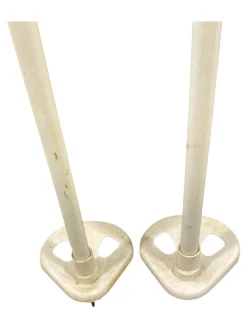 Used JXC TRAIL Mens XC Ski Poles White 140 cm / 56 in