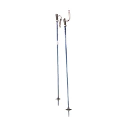 Used K2 5 KARAT WMNS SKI POLES 48IN Womens DH Ski Pole Royal Blue 120 cm / 48 in