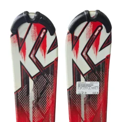 Used K2 AMP STRIKE W/ MARKER FASTTRAK BINDING Mens DH Ski/Binding Red 167 cm
