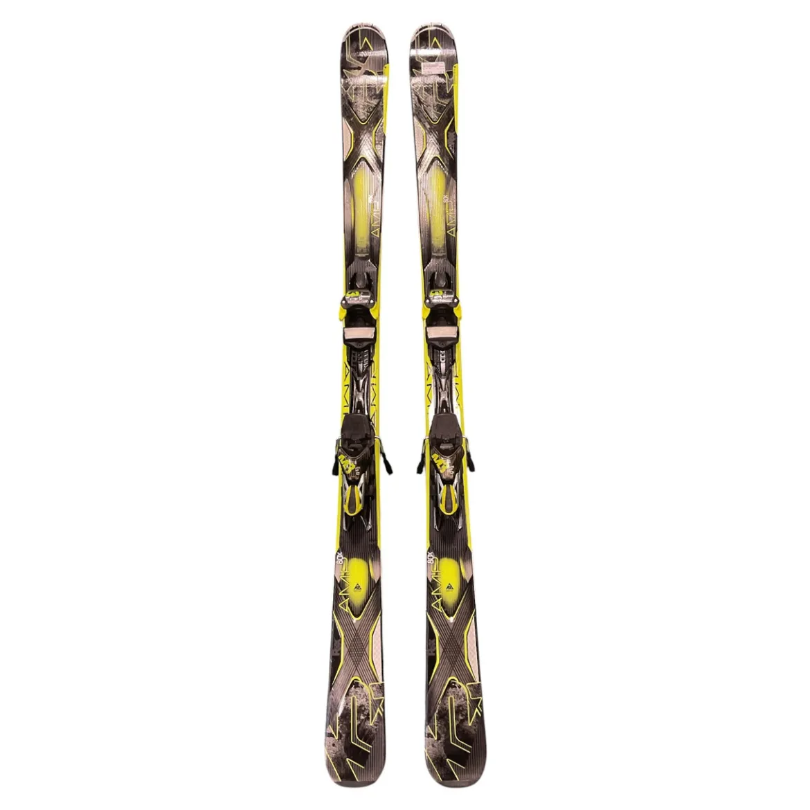 Used K2 AMP 80X Mens DH Ski/Binding Black 170 cm