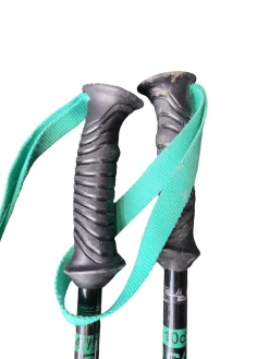 Used K2 COMPOSITE SKI POLES Boys DH Ski Pole Black 110 cm / 44 in