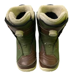 Used K2 CONTOUR Womens Snowboard Boots Green Senior 9