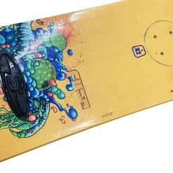 Used K2 FUSE Mens Snowboard Only Yellow 139 cm