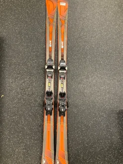 Used K2 KONIC Mens DH Ski/Binding Orange 177 cm