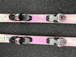 Used K2 LUV BUG Girls DH Ski/Binding Pink 134 cm