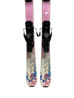 Used K2 LUV BUG Womens DH Ski/Binding Pink 135 cm