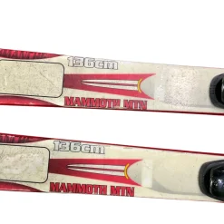 Used K2 MAMMOTH MTN JR Boys DH Ski/Binding Red 136 cm