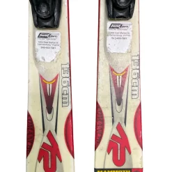 Used K2 MAMMOTH MTN JR Boys DH Ski/Binding Red 136 cm