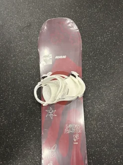 Used K2 METROPOLITAN SNOWBOARD NEW Womens Board/Bindings Maroon 146 cm