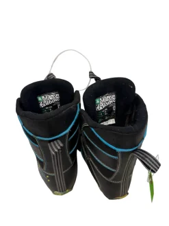 Used K2 MINI TURBO BOA Snowboard Boots Black Youth 13.0